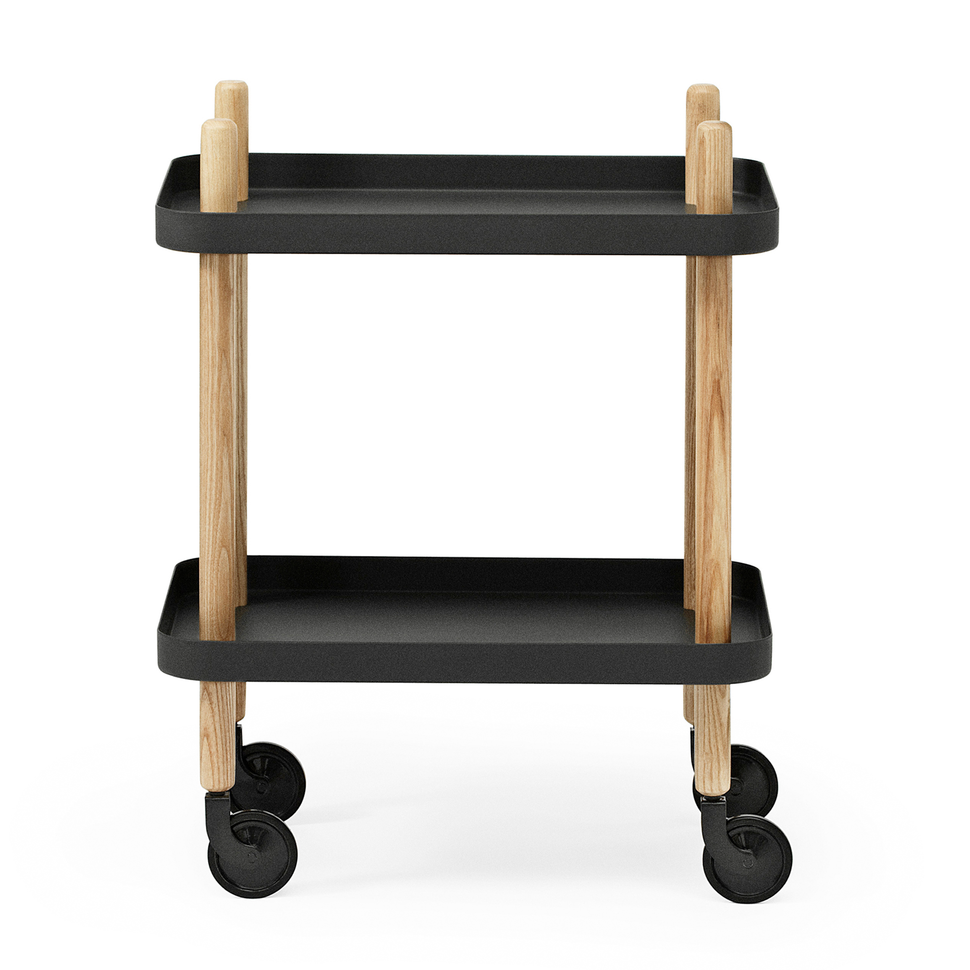 Normann Copenhagen Serveringsvagn Block svart/ask