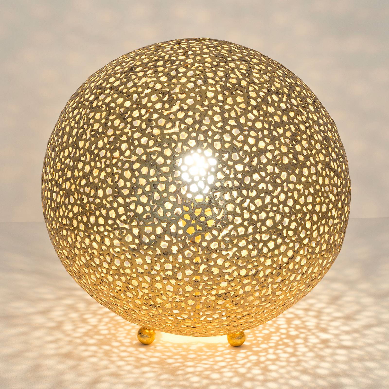 Bordslampa Lily Grande, Ø 43 cm, guld