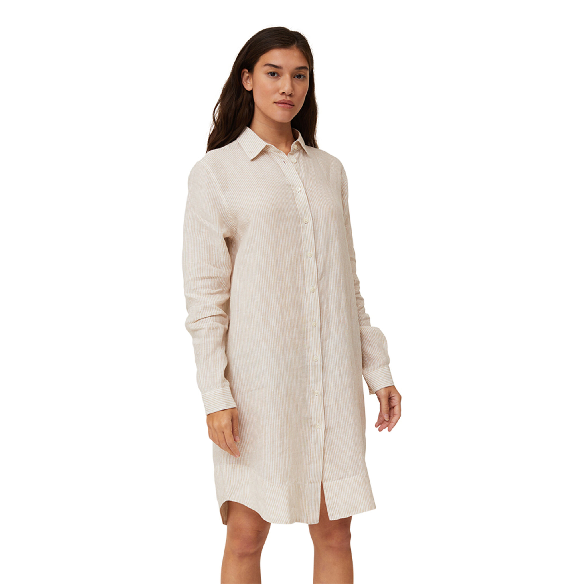 Isa Linen Shirt Dress