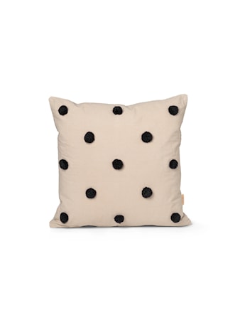 Dot Tufted Kudde Sand Svart