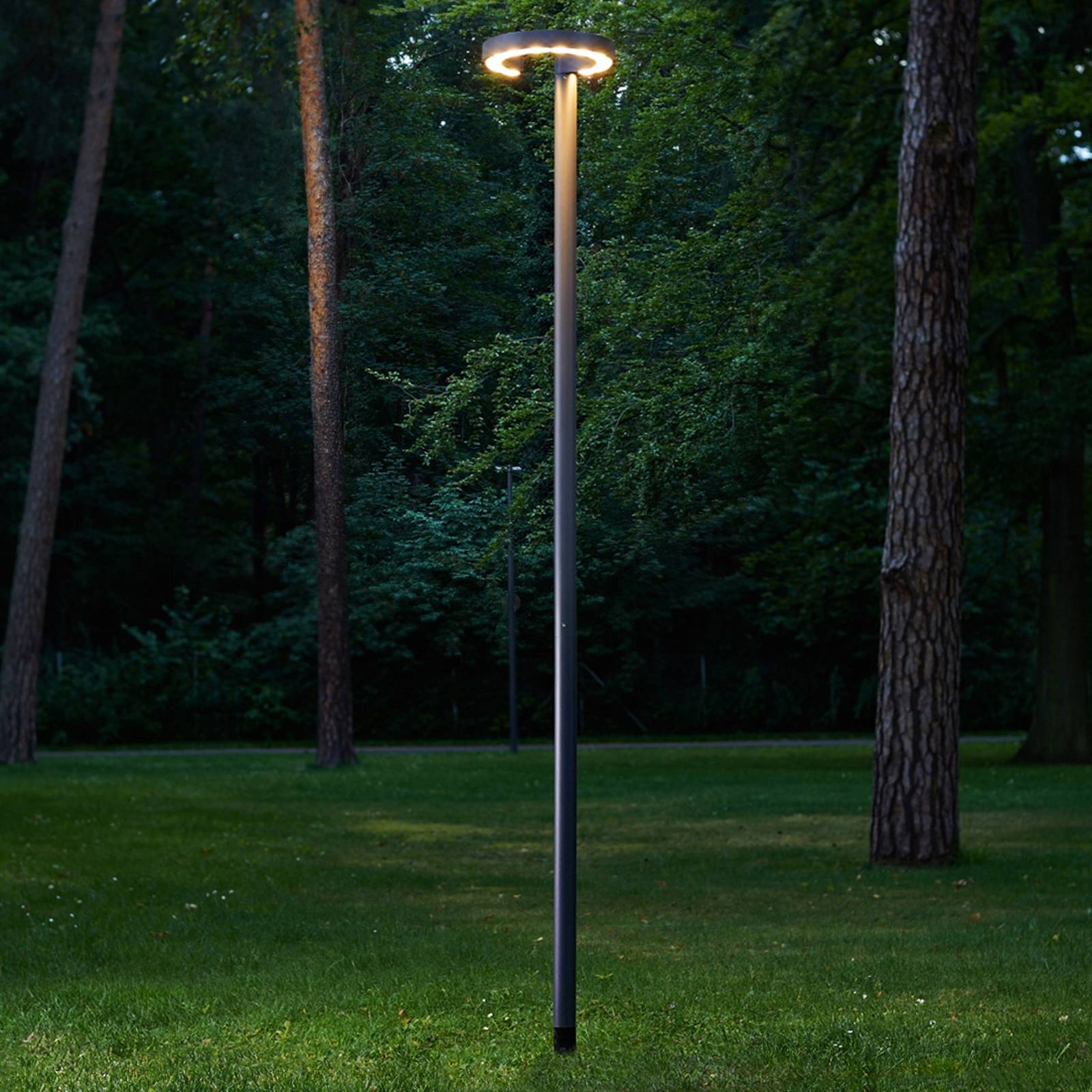 LED-stolplampa Jannis med 24 W Cree-LEDs
