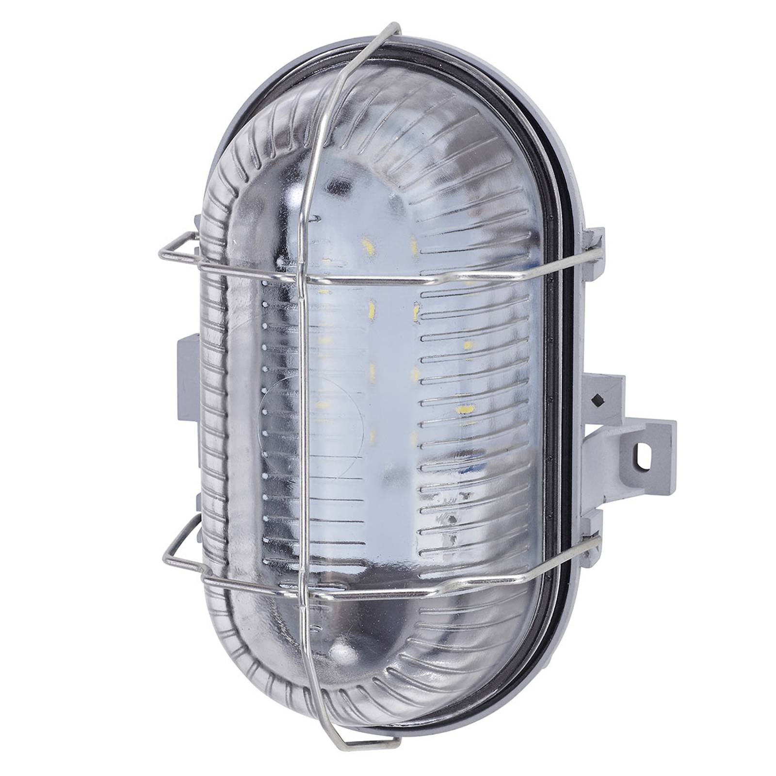Stöttålig LED-vägglampa Pesch 8 IP44
