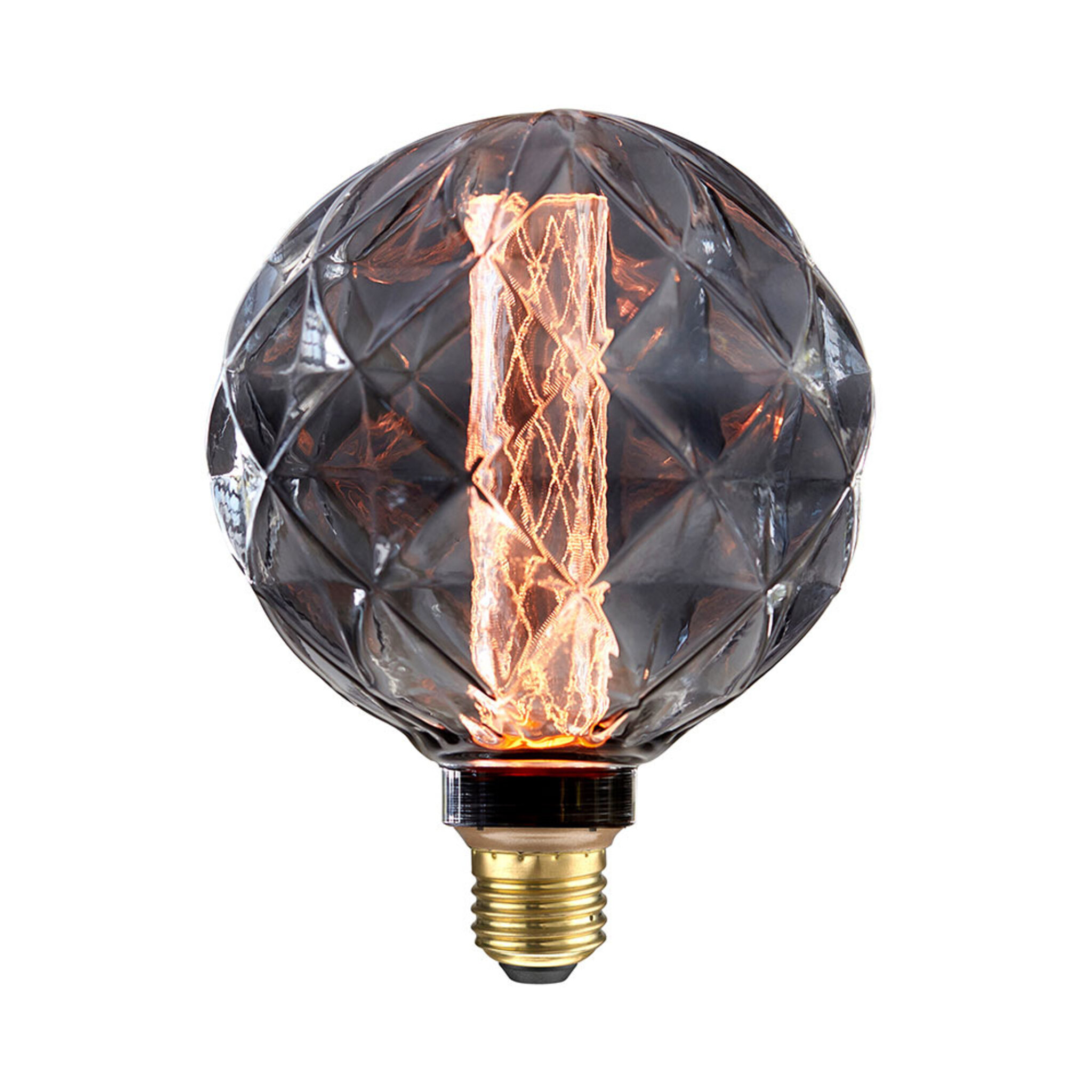 LED Romb, smoke glass, 125x175mm