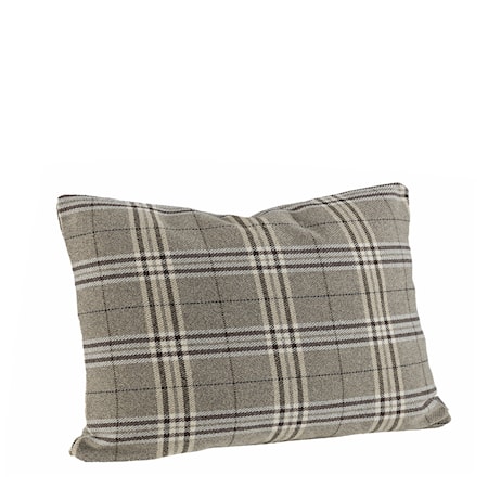 Weasly Check Kuddodral 40x60 Beige