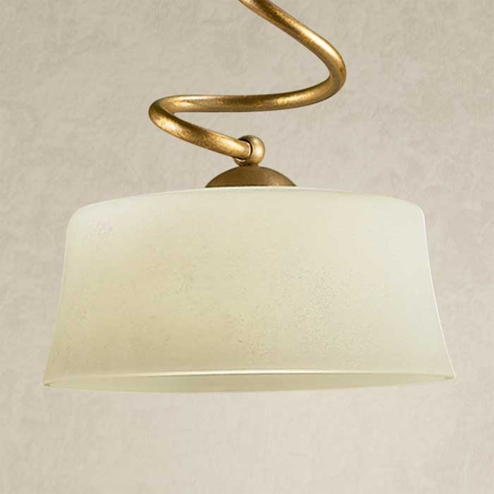 Hänglampa Alessio med 1 lampa, scavoglas