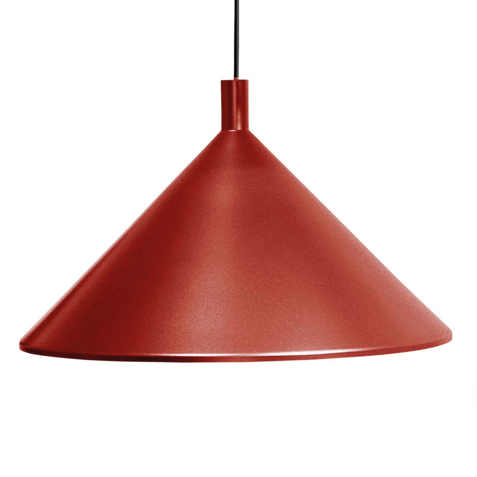 Martinelli Luce Cono hänglampa röd, Ø 45 cm