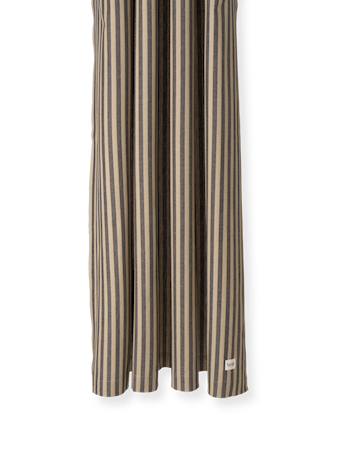 Chambray Duschdraperi Sand/Black