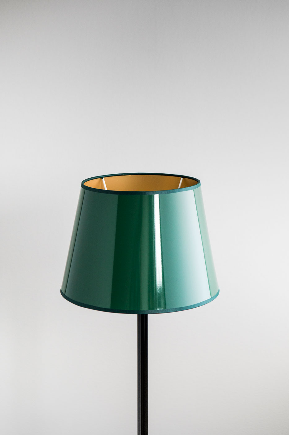 Lampskärm lack rund 30 cm engelsk grön