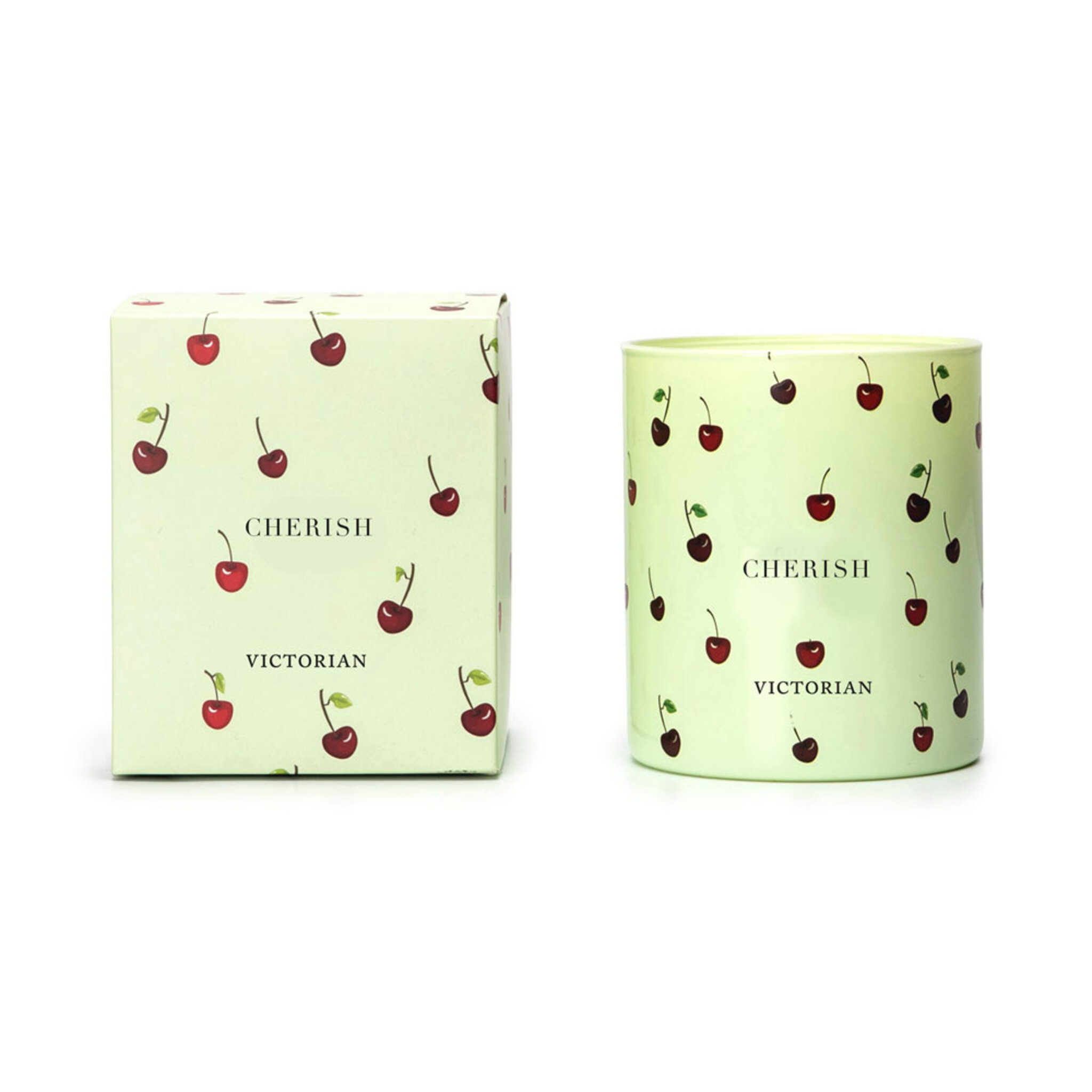CHERISH - en fantastisk och lekfull doft av tropisk hetta och persika. Lämna aldrig ett brinnade ljus obevakat. Håll borta från barn och djur. Glaset kan bli varmt, placera ljuset på lämplig varmresident yta. Underhåll ljuset och klipp av veke var tredje timme., Ø8x9,5 cm