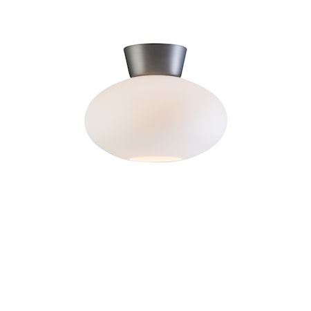 Bullo Plafond Oxidgrå Opalglas 27 cm