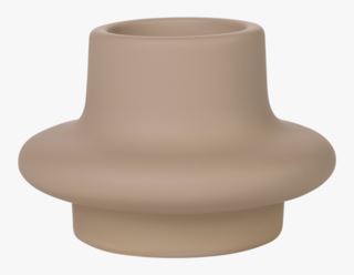 Tube värmeljushållare beige