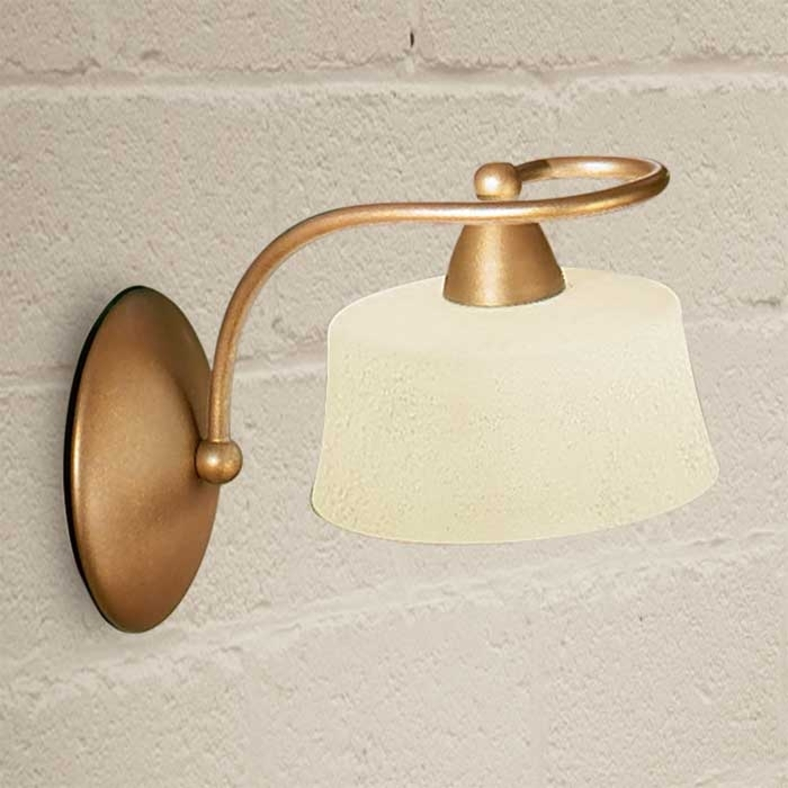 Vägglampa Alessio, högervriden