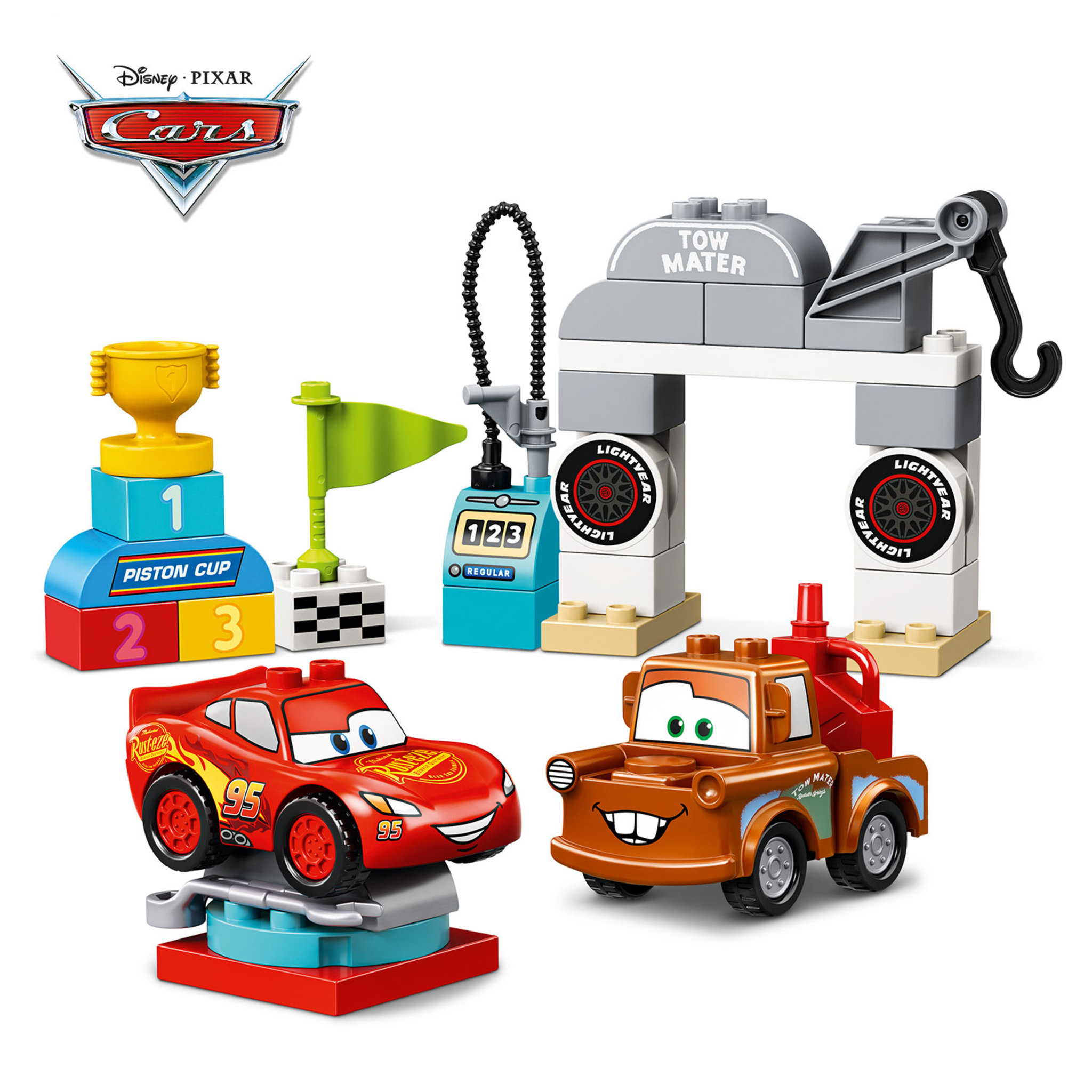10924 DUPLO® Cars — Blixten McQueens tävlingsdag