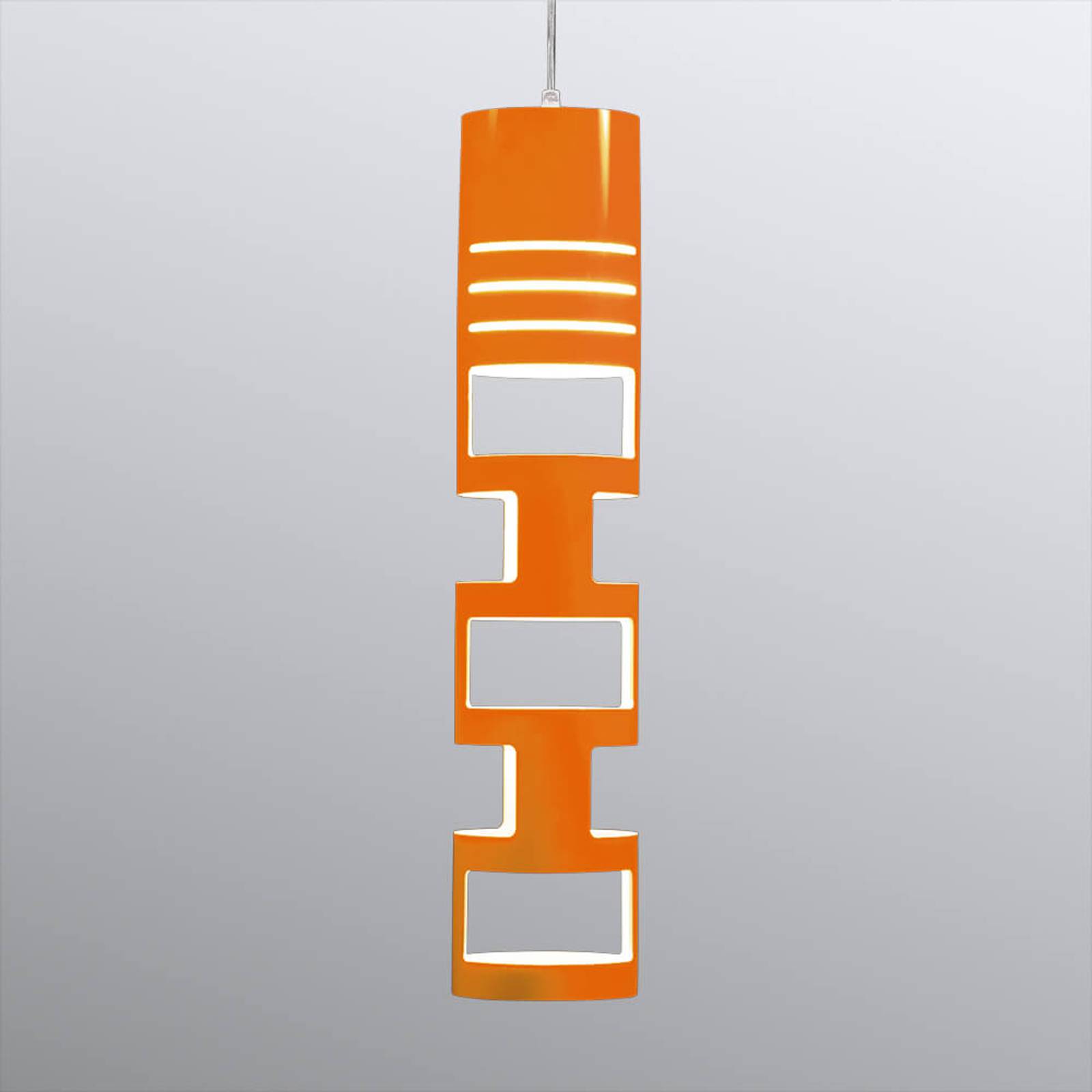 Attraktiv taklampa Sama orange