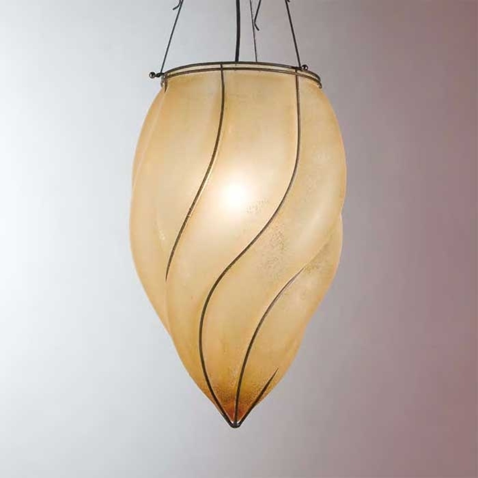Förtrollande hänglampa POZZO, 49 cm