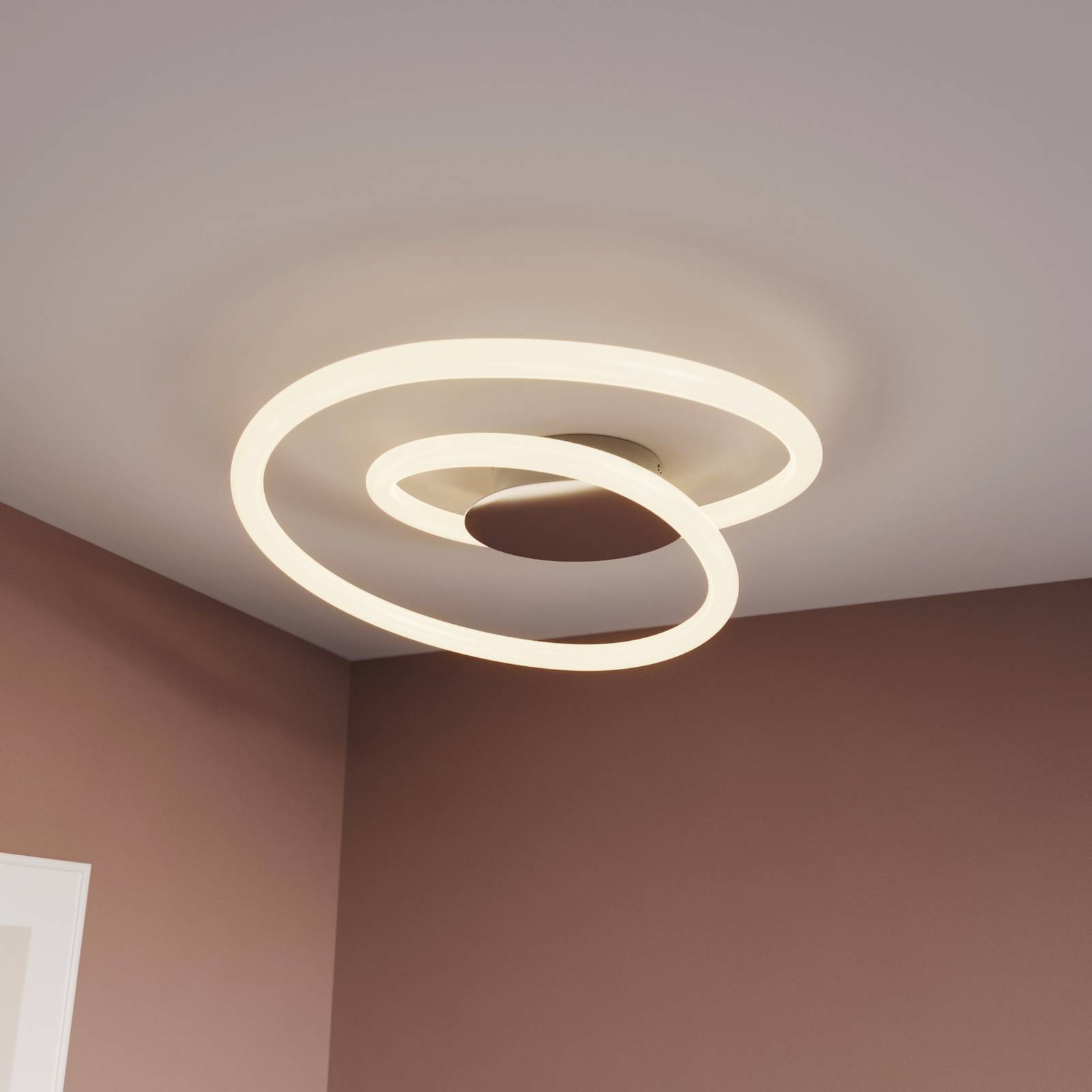 Lucande Lumka LED-taklampa, med Switch-Dim