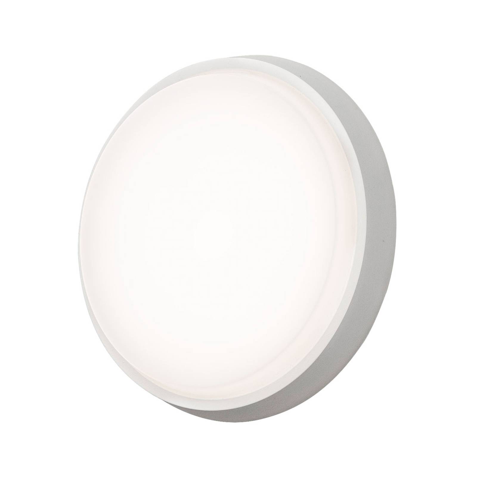 LED-utomhusvägglampa Cesena, rund