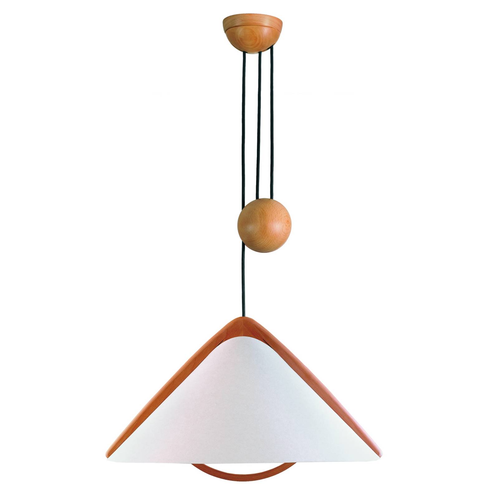 Segeldukslampa Pila med skärm av lunopal