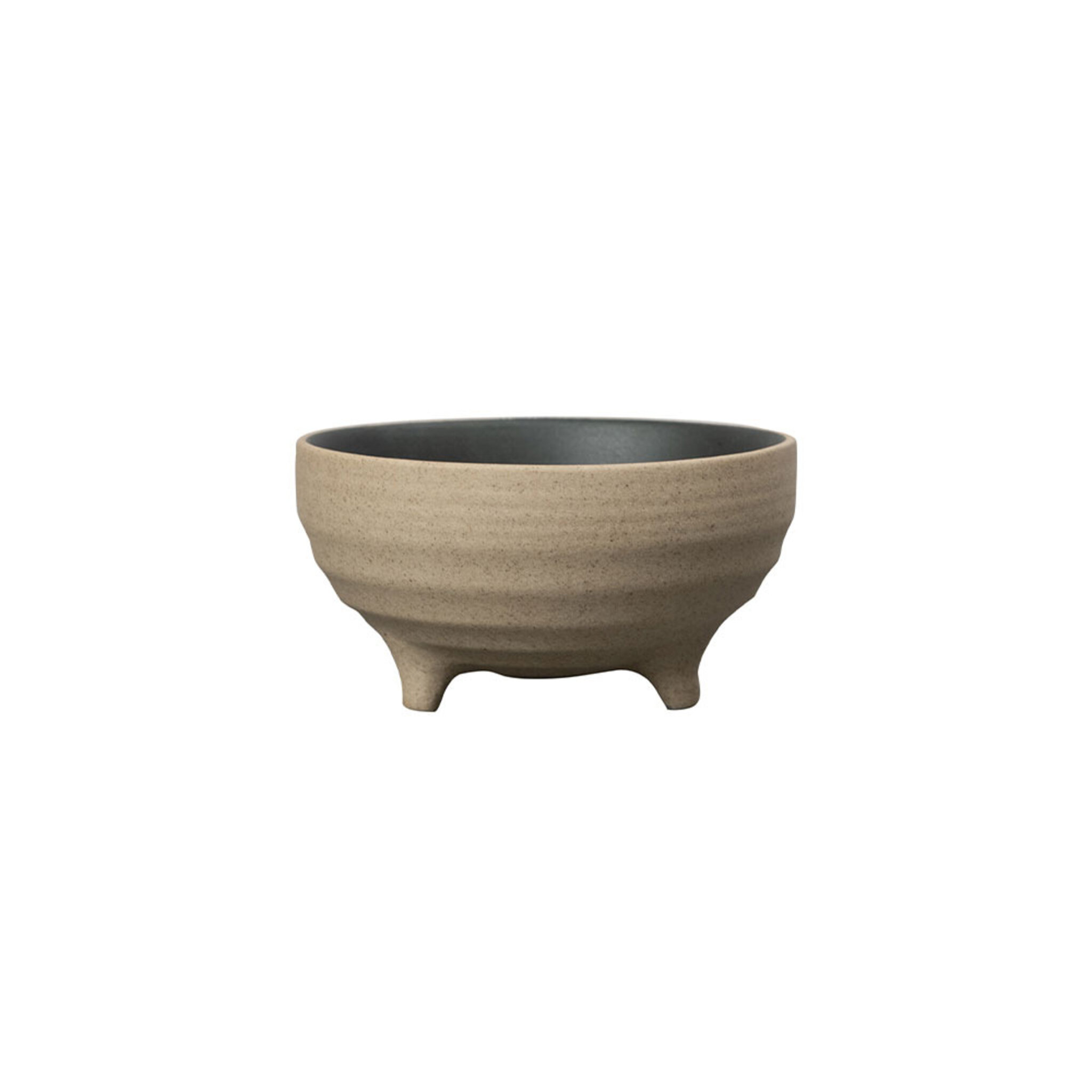 Three feet bowl Fumiko , L:11xW:11xH:6cm
