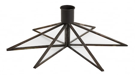Ljusstake Star Black Large