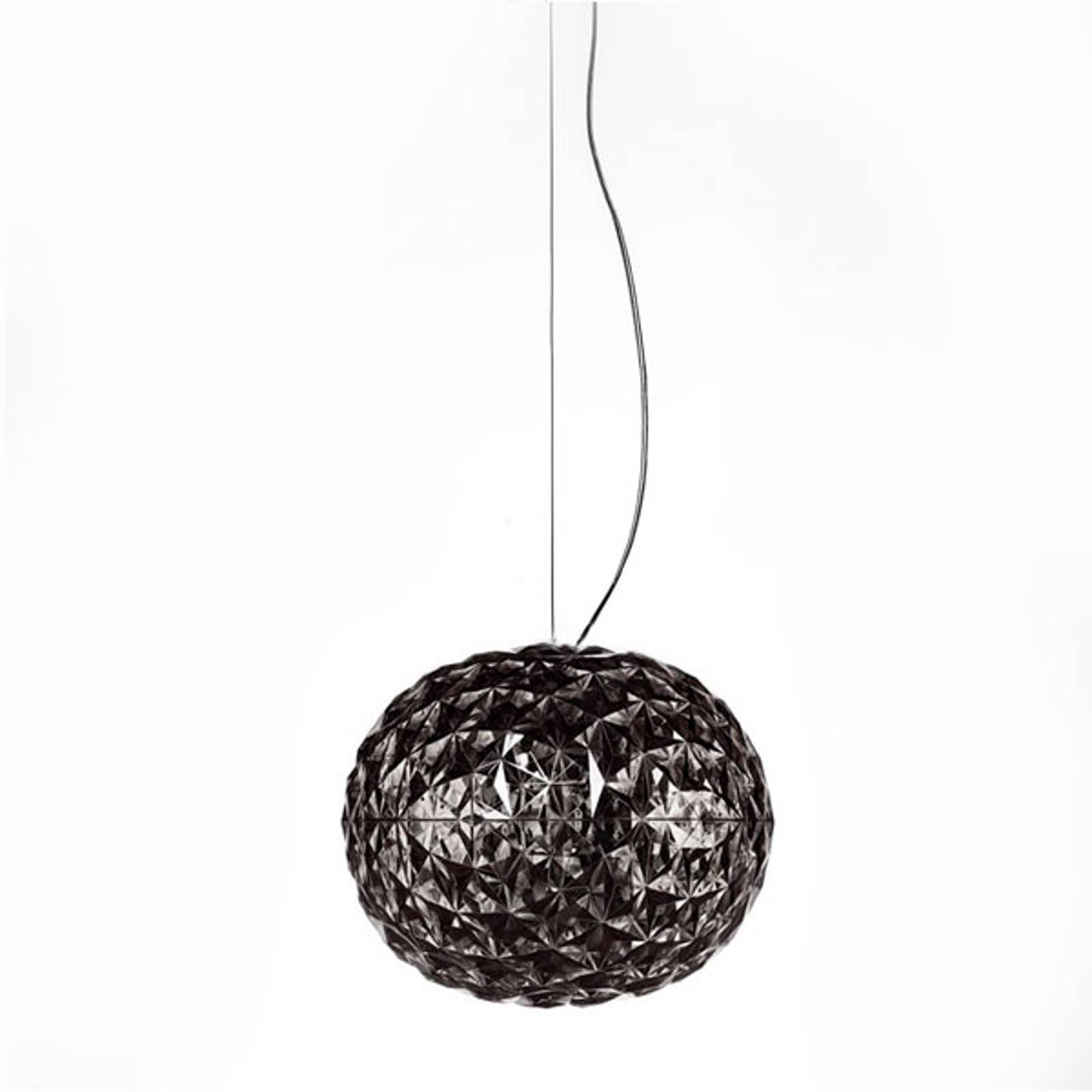 Rökgrå LED-designer-pendellampa Planet