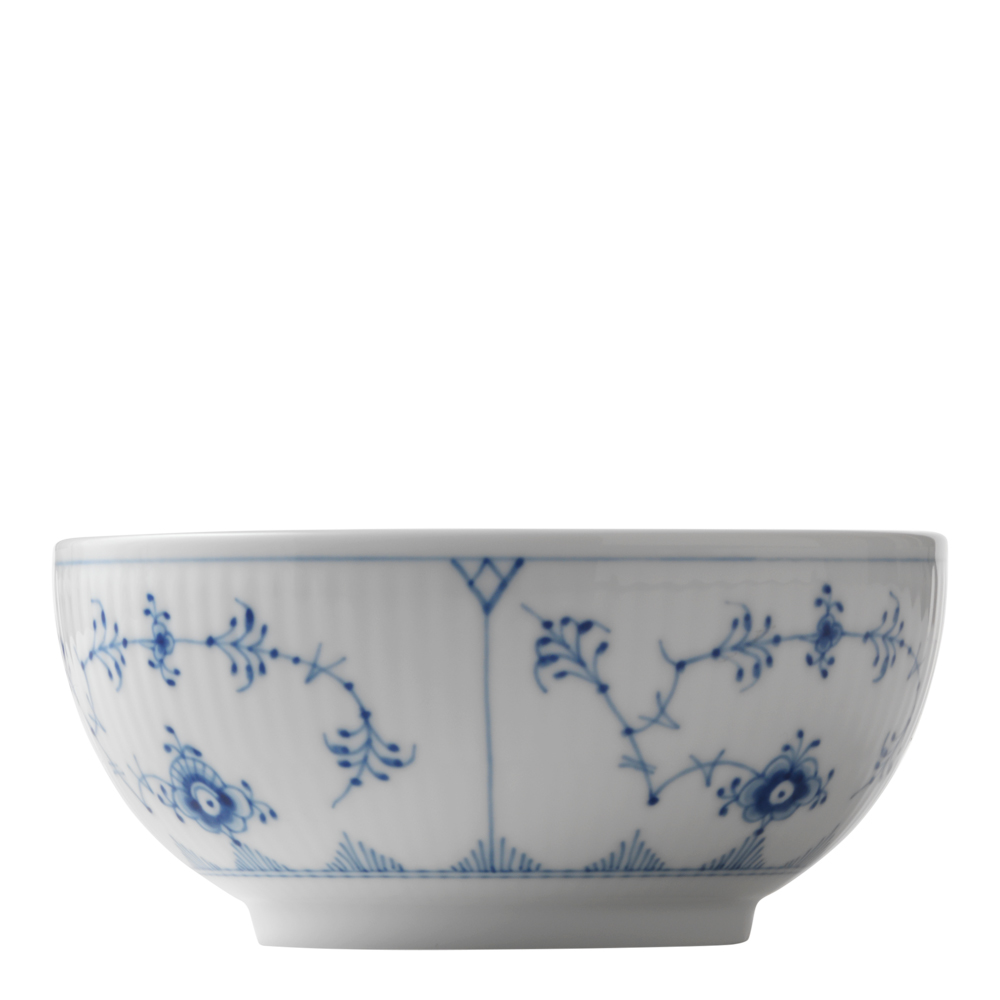 Royal Copenhagen - Blue Fluted Plain Skål 13 cm 47 cl