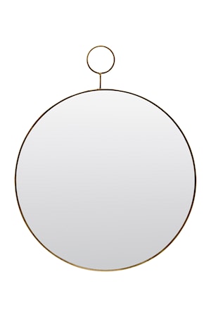 Spegel The Loop Ø 38 cm Mässing