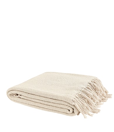 ZAMORA Throw offwhite