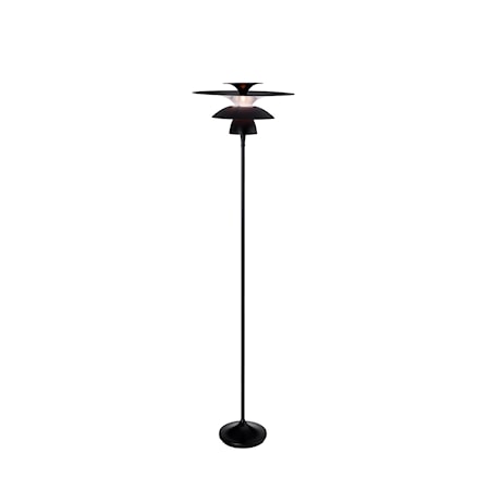 Picasso Golvlampa Mattsvart LED 145x38 cm