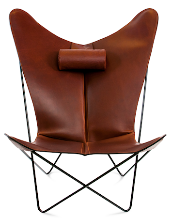 KS Chair Fladdermusfåtöljen - Black/cognac