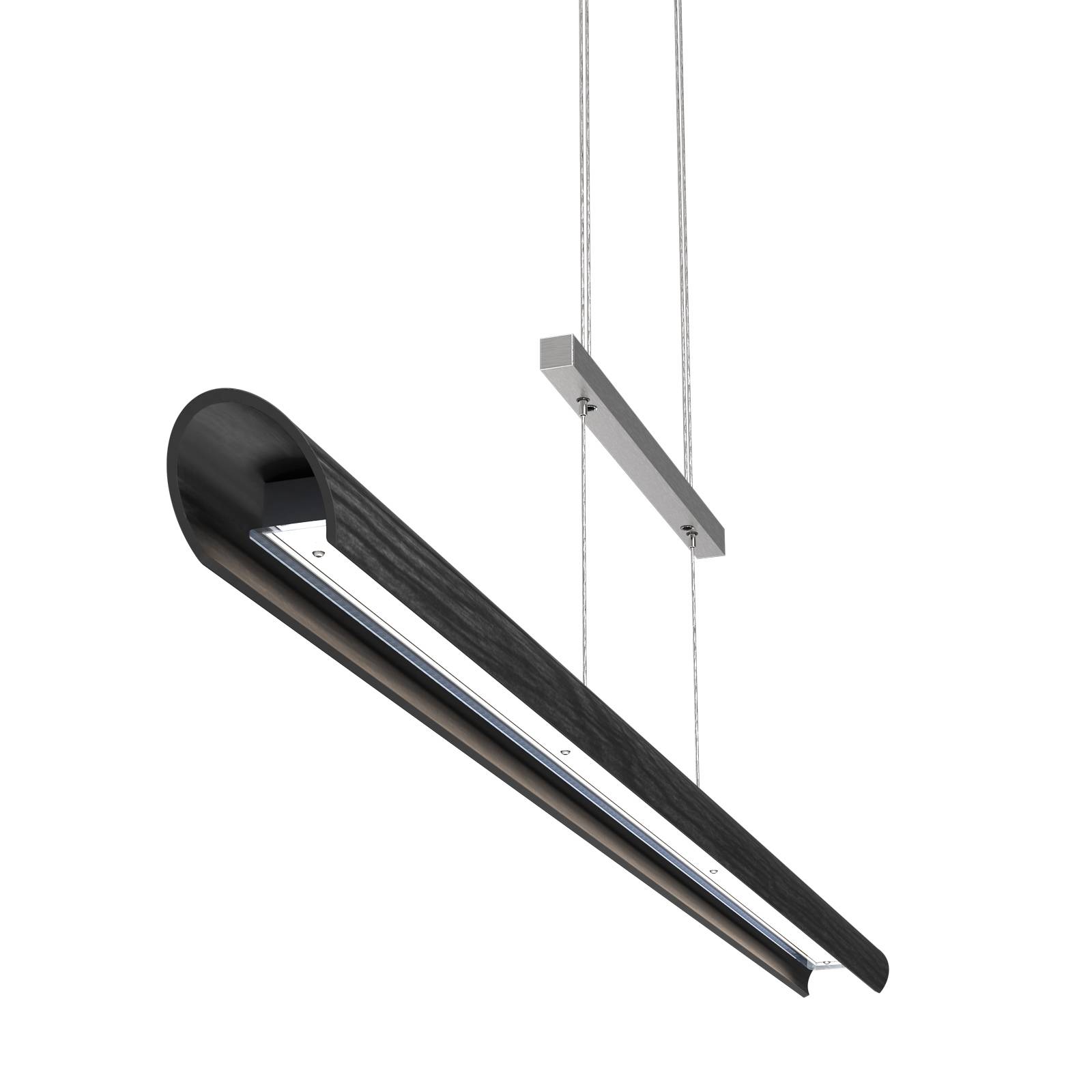 LED-pendellampa Colombia S, ek svart