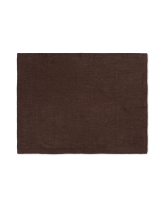 Linen Placemat - Set of 2 - Chocolate