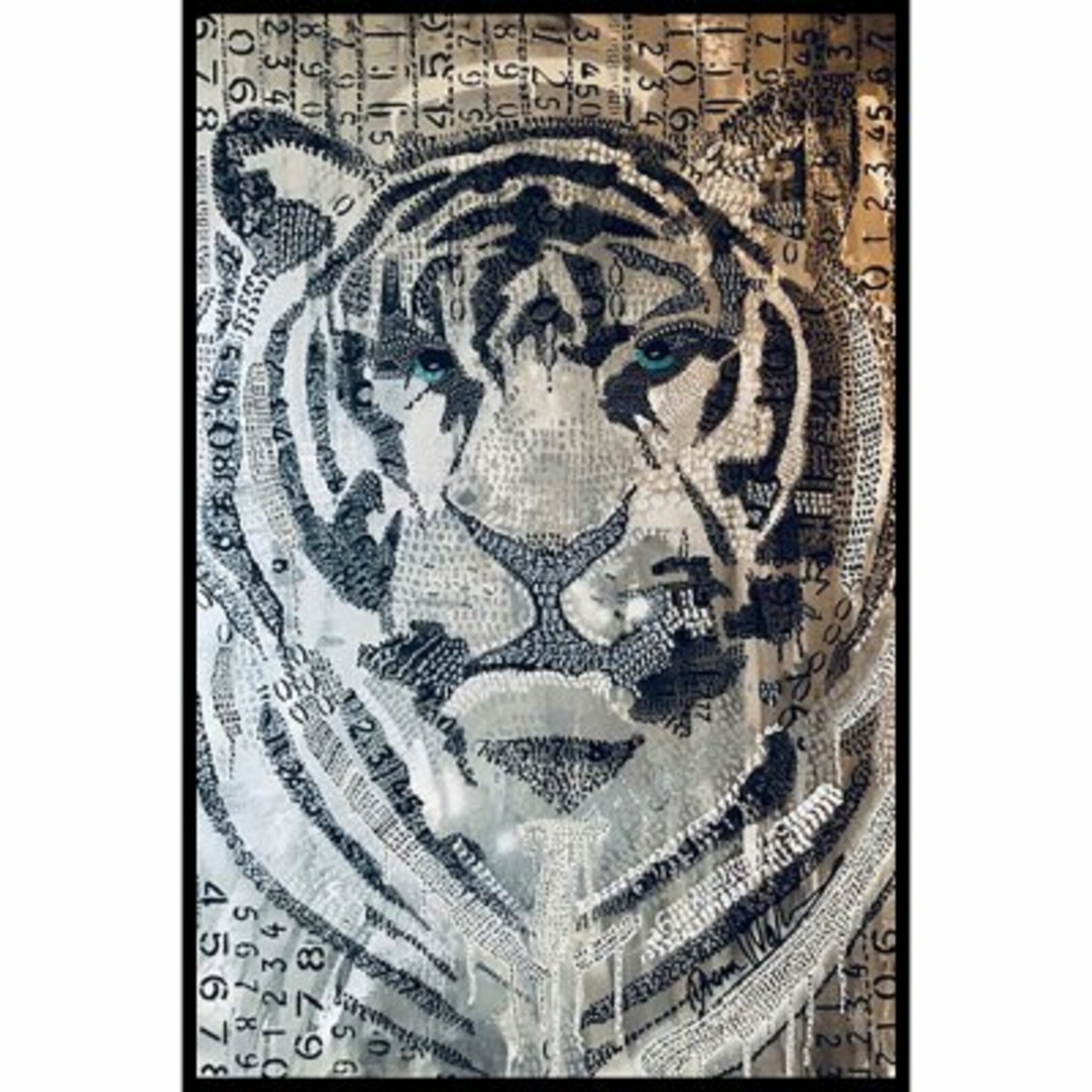 Abstract Tiger 2 Poster