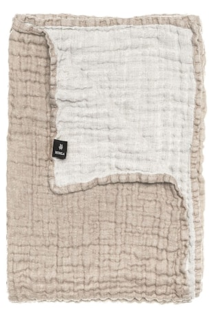 Överkast Hannelin natural/white 160x260