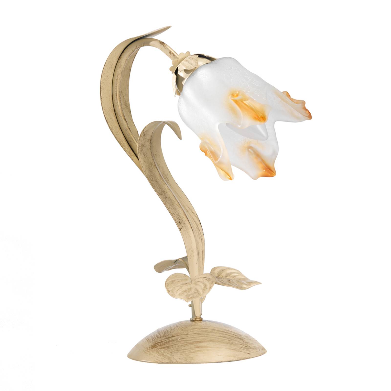 Bordslampa Elena i blomform, 1 lampa