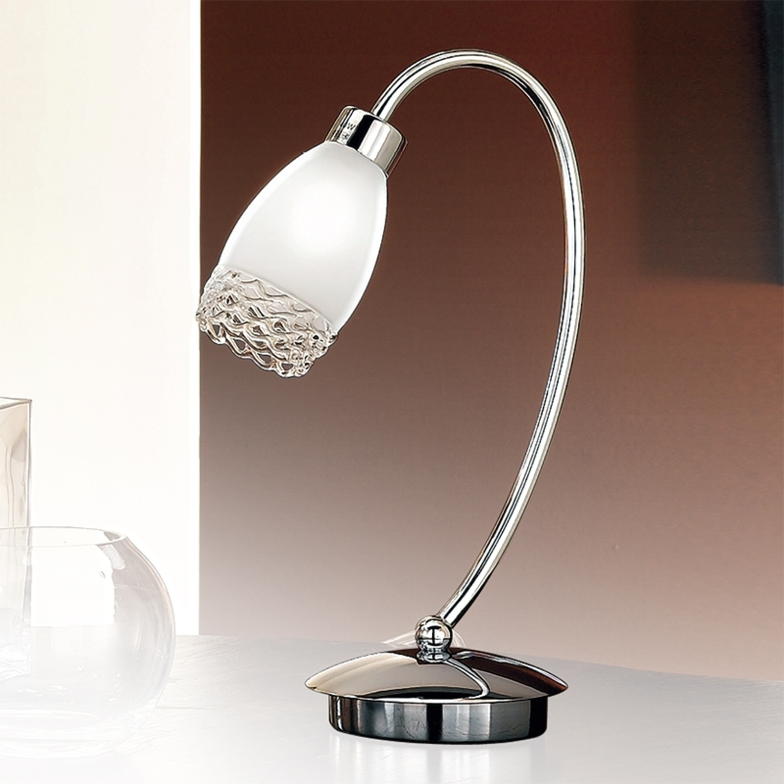 Imponerande bordslampa MARISA med 1 ljuskälla