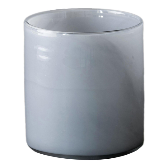 Tell Me More Interiors - Lyric Ljuslykta Glas 10x10 cm Dusty Blue