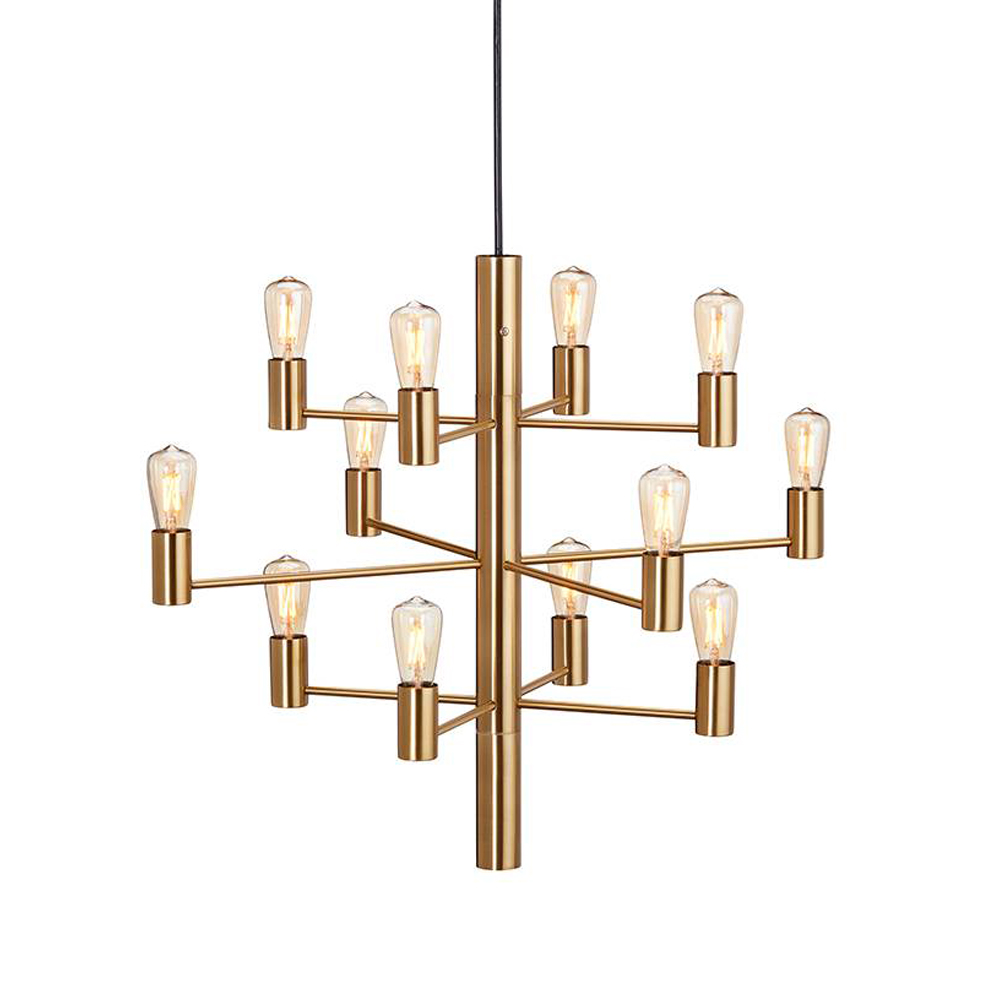 Herstal - Herstal Manola Taklampa 12 armar Satin Brass