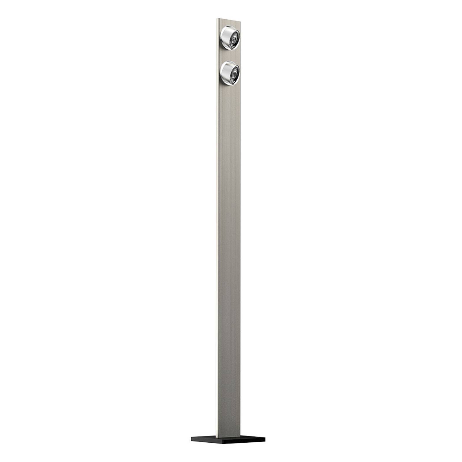 LED-golvlampa Light Wave med touchdimmer