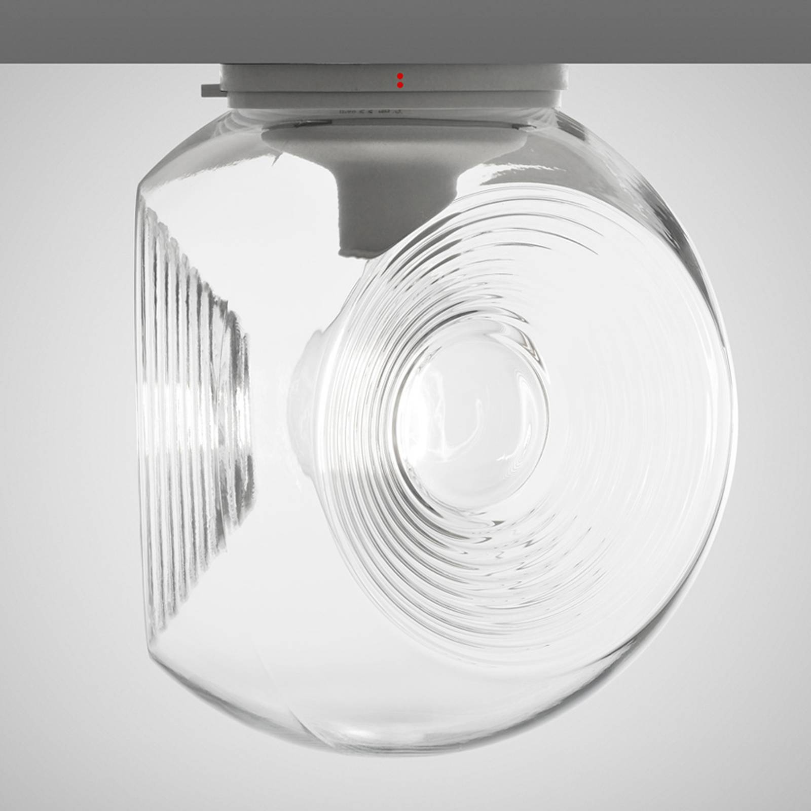 Fabbian Eyes - glas-taklampa med klar diffusor