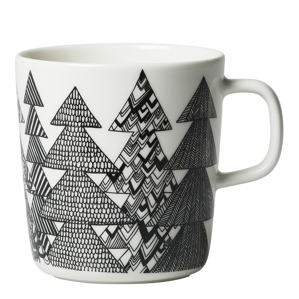 Marimekko - Kuusikossa Mugg 40 cl Vit/Svart