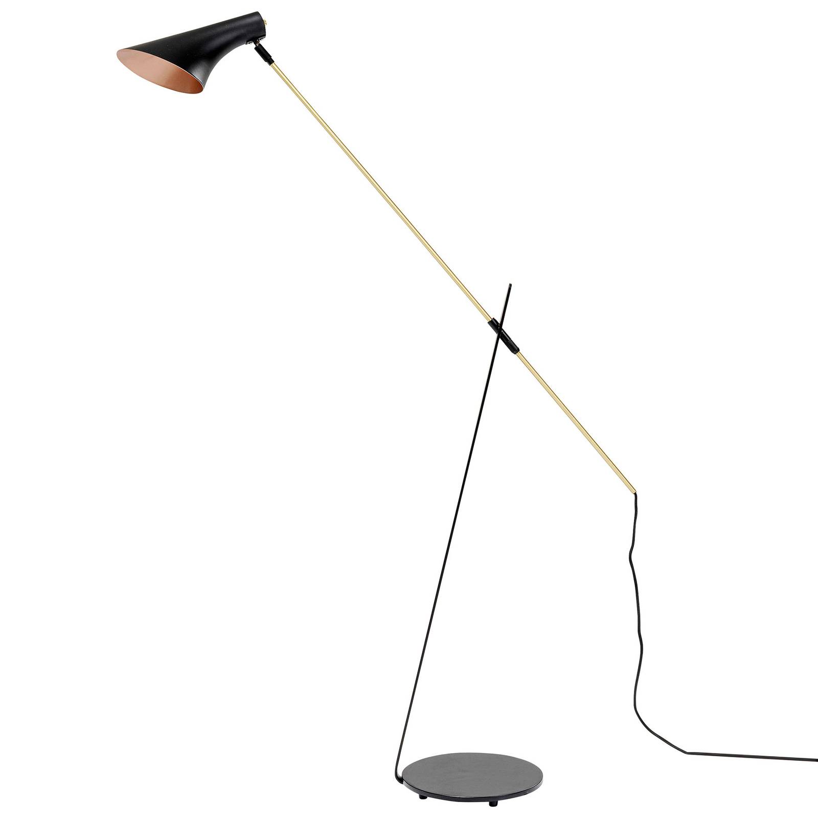 KARE Axe golvlampa i svart med detaljer