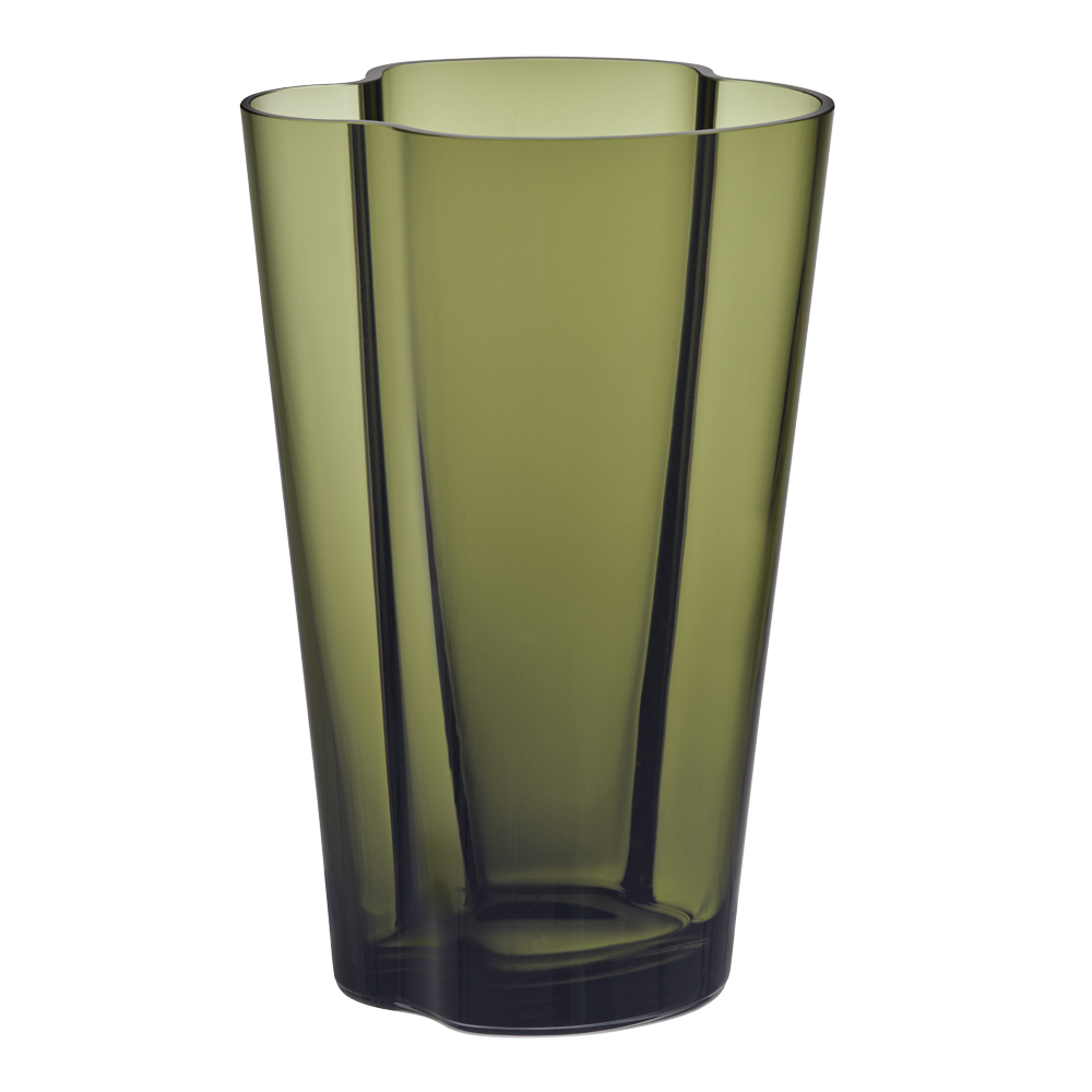 Iittala - Alvar Aalto Collection Vas 22 cm Mossgrön