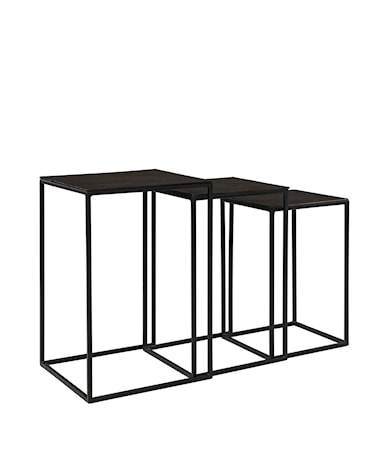 NOVA side table 3/S black
