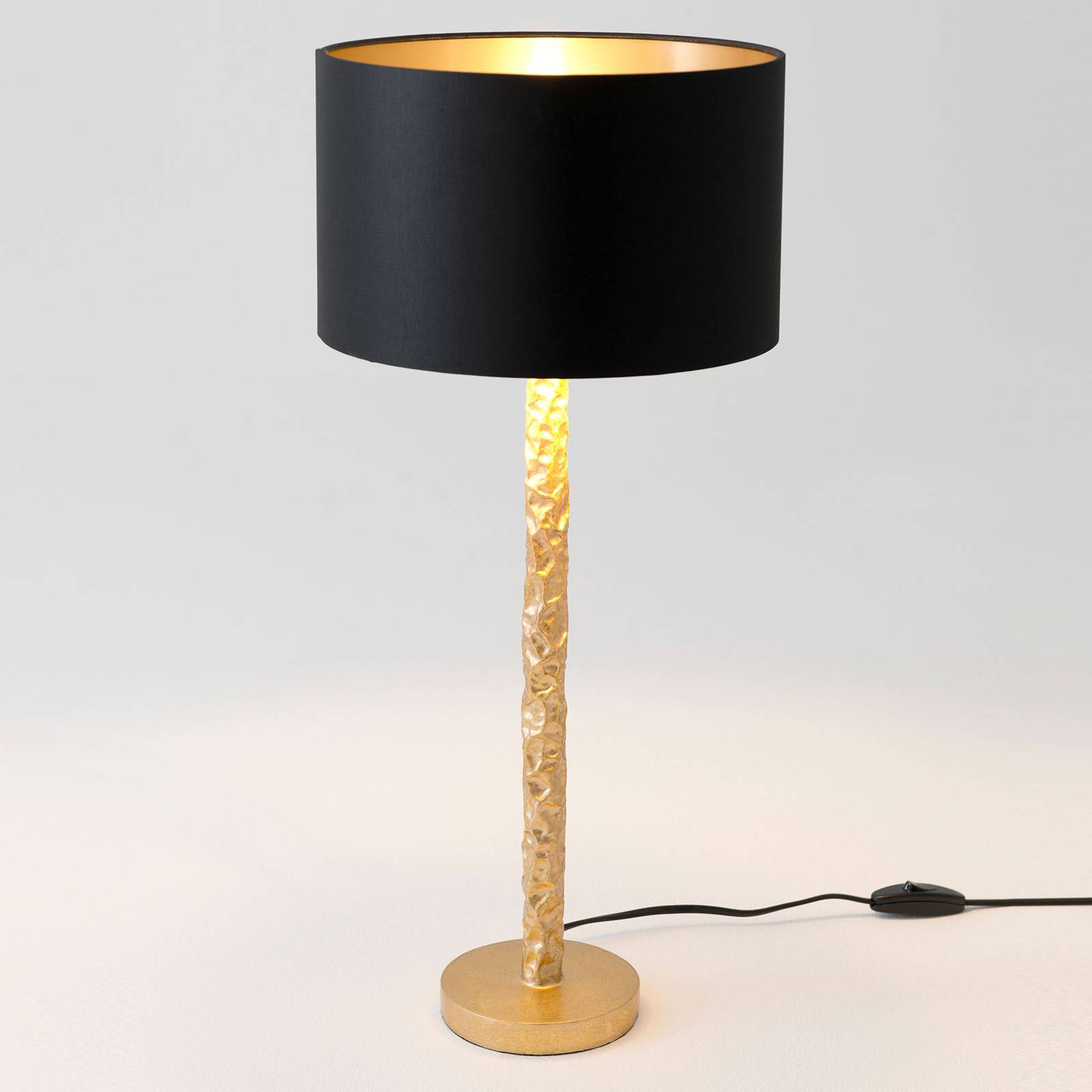 Bordslampa Cancelliere Rotonda svart/guld 57 cm