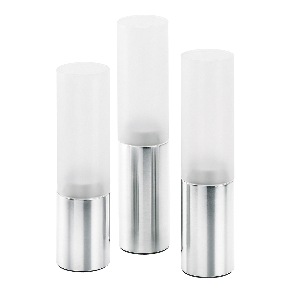 Blomus - Faro Ljuslykta 3-pack Frostat glas