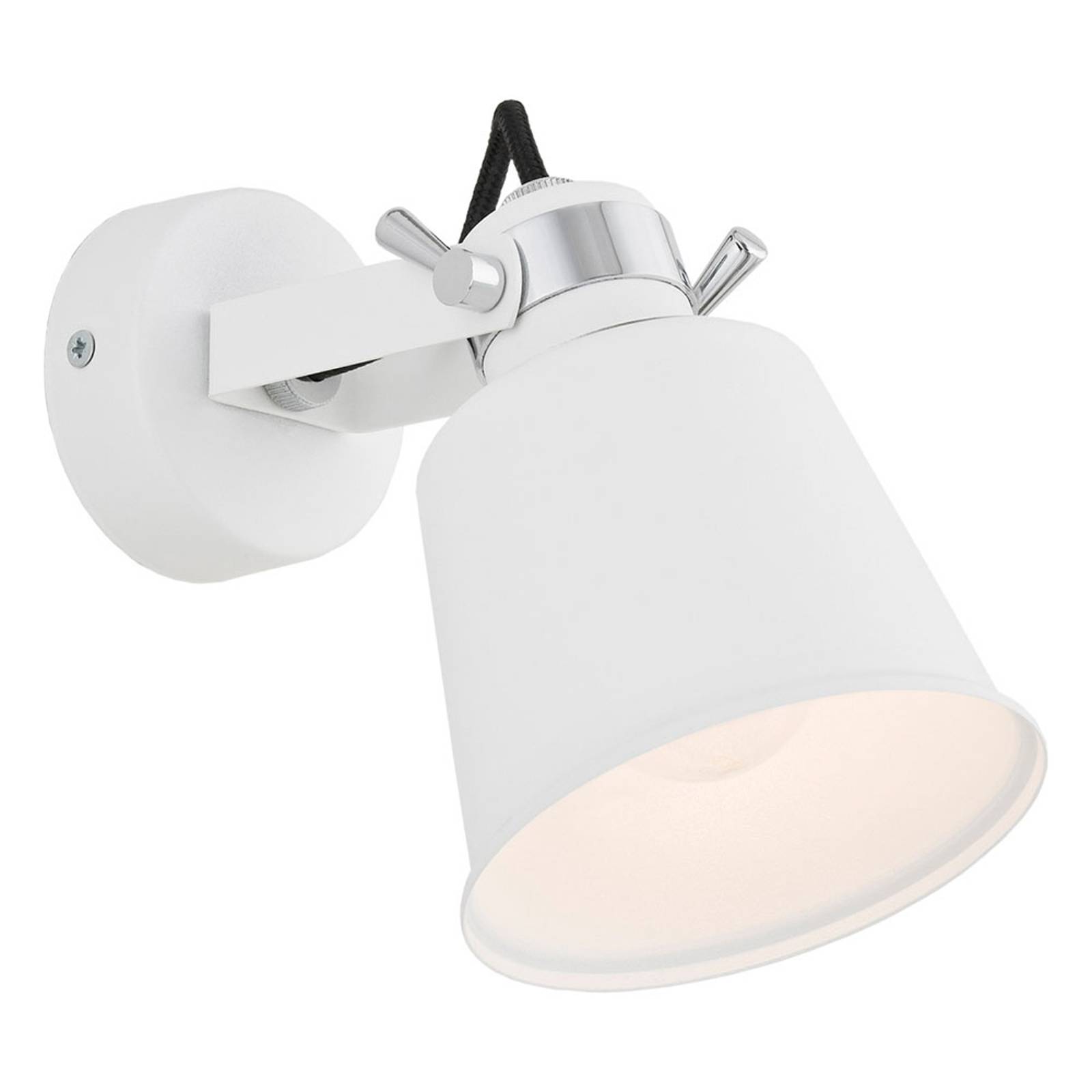 Spotlight till vägg Kerava, 1 lampa, vit