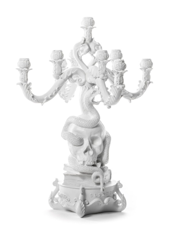 Giant burlesque ljusstake - Skull