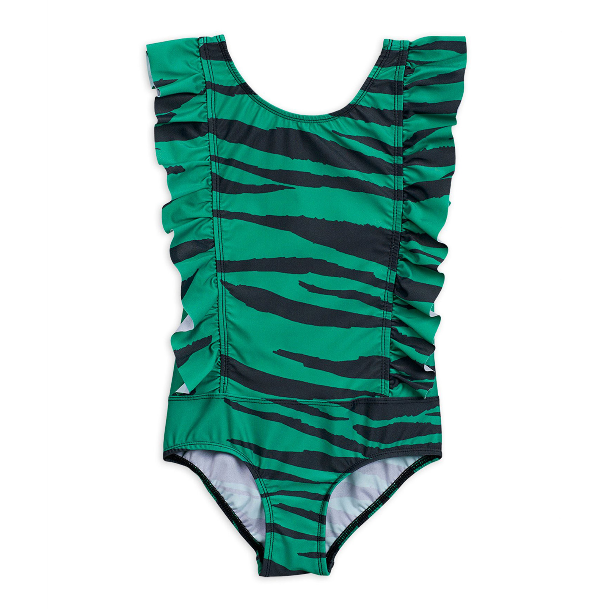 UV-Baddräkt Tiger ruffled