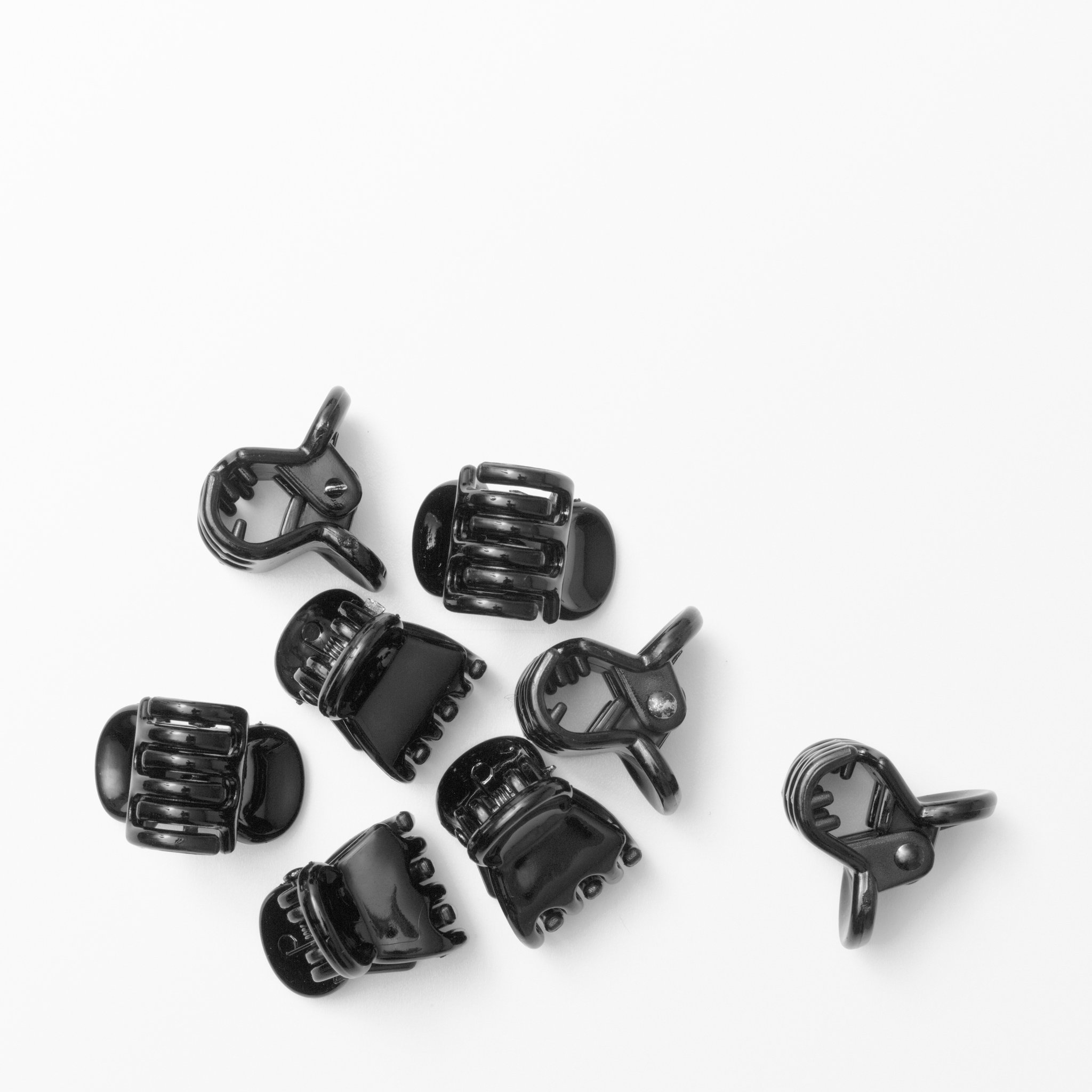 Liten hårklämma, 8-pack